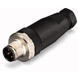 Wago 756-9203/040-000 cavo di collegamento M12 Nero, Argento
