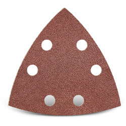 MENZER Red Carte abrasive velcrate, 93 mm, 6 fori, p. Levigatrici a delta, Corindone normale (50 Pz.) G150
