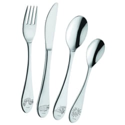 GEDA LABELS 19409 posata per bambino Set di posate per bambini Argento Acciaio inox
