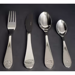 GEDA LABELS 19409 posata per bambino Set di posate per bambini Argento Acciaio inox