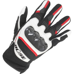 Büse Safe Ride Guanti, nero-bianco-rosso, dimensione 5XL per uomo