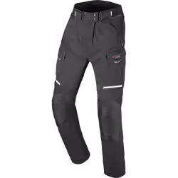 Büse Grado Le signore moto tessile pantaloni, nero, dimensione 48 per donne - Vista aggiuntiva 2