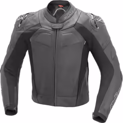 Büse Assen Giubbotto moto in pelle, nero, dimensione 48 per uomo - Vista aggiuntiva 2