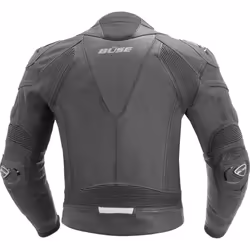 Büse Assen Giubbotto moto in pelle, nero, dimensione 56 per uomo - Vista aggiuntiva 2
