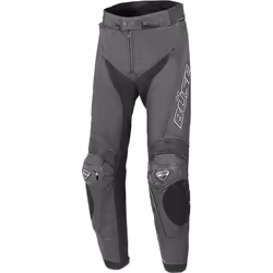Büse Assen Pantaloni moto pelle, nero, dimensione 56 per uomo