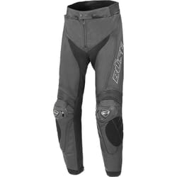 Büse Assen Pantaloni moto pelle, nero, dimensione 58 per uomo