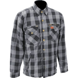 Büse M11 Camicia moto, grigio, dimensione M per uomo
