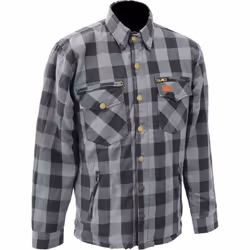 Büse M11 Camicia moto, grigio, dimensione M per uomo