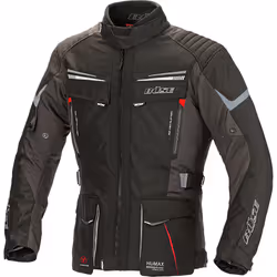 Büse Lago Pro Giacca tessile moto, nero, dimensione XL per uomo