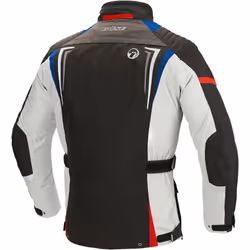 Büse Lago Pro Giacca tessile moto, nero-rosso-blu, dimensione XL per uomo
