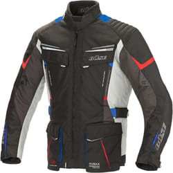 Büse Lago Pro Giacca tessile moto, nero-rosso-blu, dimensione 5XL per uomo