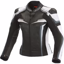 Büse Mille Donna Moto Pelle Giacca, nero-bianco, dimensione 40 per donne