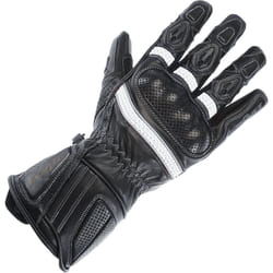 Büse Pit Lane Pro Guanti da moto, nero-bianco, dimensione XL per uomo