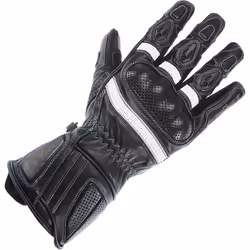 Büse Pit Lane Pro Guanti da moto, nero-bianco, dimensione 4XL per uomo