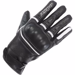 Büse Main Guanti da moto, nero-bianco, dimensione XL per uomo