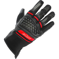 Büse Braga Guanti da moto, nero-rosso, dimensione M L per uomo