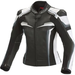 Büse Mille Donna Moto Pelle Giacca, nero-bianco, dimensione M 40 per donne