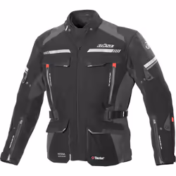 Büse Highland 2 Giacca tessile moto, nero-grigio, dimensione 58 per uomo