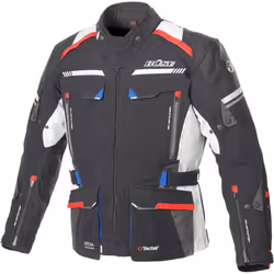 Büse Highland 2 Giacca tessile moto, nero-grigio, dimensione 62 per uomo