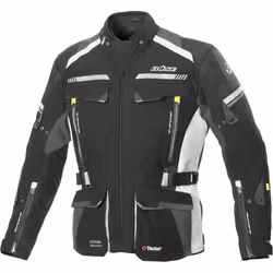 Büse Highland 2 Giacca tessile moto, nero-grigio, dimensione 58 per uomo