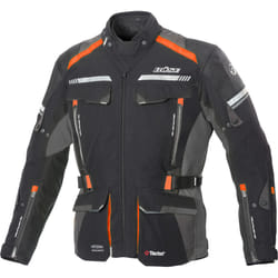 Büse Highland 2 Giacca tessile moto, nero-grigio-arancione, dimensione 56 per uomo