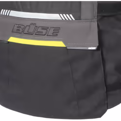 Büse Highland 2 Giacca tessile moto, nero-grigio-giallo, dimensione 60 per uomo