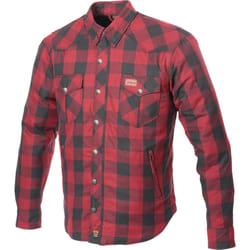 Büse Fairbanks Camicia Moto, rosso, dimensione L per uomo