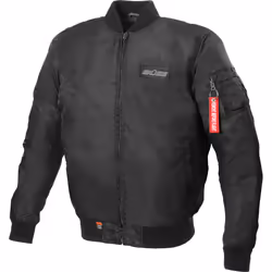Büse Kingman Giacca tessile moto, nero, dimensione 58 per uomo