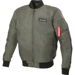 Büse Kingman Giacca tessile moto, verde, dimensione 58 per uomo