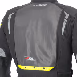Büse Agadir Giacca tessile moto, nero-giallo, dimensione M per uomo - Vista aggiuntiva 4