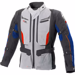 Büse Agadir Giacca tessile moto, grigio-blu, dimensione 58 per uomo