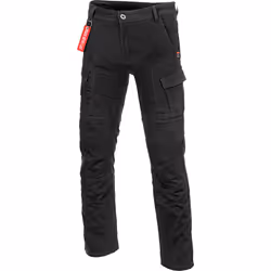 Büse Fargo Pantaloni tessili moto, nero, dimensione 56 per uomo