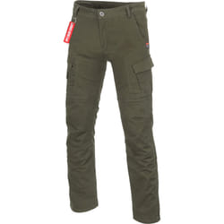 Büse Fargo Pantaloni tessili moto, verde, dimensione 56 per uomo