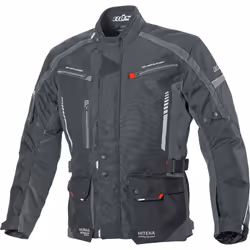 Büse Torino II Giacca tessile moto, nero-grigio, dimensione XL per uomo