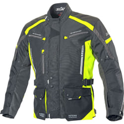Büse Torino II Giacca tessile moto, nero-giallo, dimensione XL per uomo