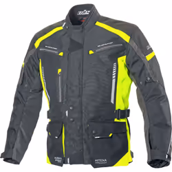 Büse Torino II Giacca tessile moto, nero-giallo, dimensione XL per uomo
