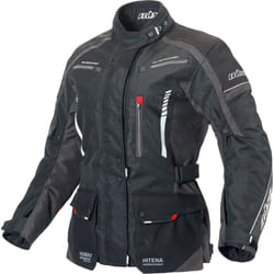 Büse Torino II Giacca tessile moto da donna, nero-grigio, dimensione 48 per donne