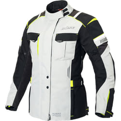 Büse Breno Pro Giacca tessile moto da donna, nero-grigio, dimensione 40 per donne