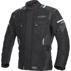 Büse Breno Pro Giacca tessile moto, nero-grigio, dimensione XL per uomo