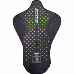 Büse Breeze Paraschiena, nero-verde, dimensione S per uomo