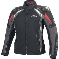 Büse B.Racing Pro Giacca tessile moto da donna, nero-grigio, dimensione 48 per donne