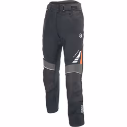 Büse B. Racing Pro Pantaloni tessili da moto impermeabili da donna, nero-grigio, dimensione 42 per donne
