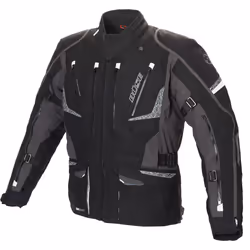 Büse Nero Giacca tessile moto da donna, nero-grigio, dimensione 44 per donne - Vista aggiuntiva 2