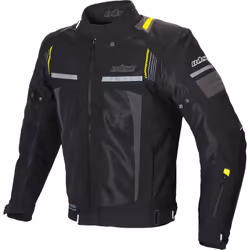 Büse Livorno Giacca tessile moto, nero, dimensione XL per uomo