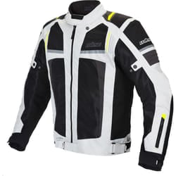 Büse Livorno Giacca tessile moto, grigio, dimensione 3XL per uomo