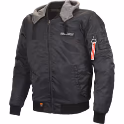 Büse Rexford Giacca tessile moto, nero-grigio, dimensione 48 per uomo