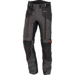 Büse Monterey pantaloni tessili da moto impermeabili, nero-grigio, dimensione 50 per uomo