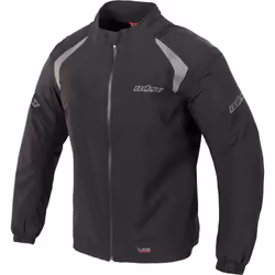 Büse Breeze Giacca antipioggia da moto, nero, dimensione 8XL per uomo