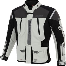 Büse Grado Pro Giacca tessile moto da donna impermeabile, nero-grigio, dimensione 36 per donne