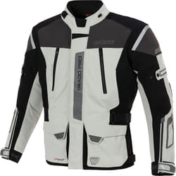 Büse Grado Pro Giacca tessile moto da donna impermeabile, nero-grigio, dimensione 44 per donne